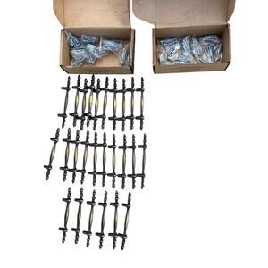 26 VTG Amerock 150-1 Cabinet Drawer Pulls Handle 5.75 Antique Brass 3" Spacing